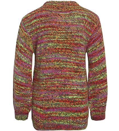 Mads Nørgaard Blússa - Akrýl/Ull - Kollina - Multi Neon appelsín