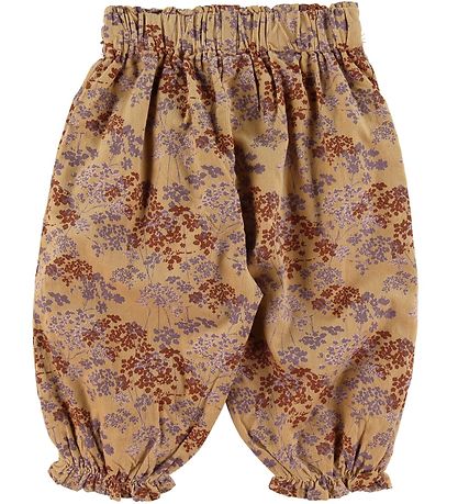 Mini A Ture Cordhose - Adjele - Sweet Curry m. Blumen