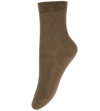 Minymo Socks - 5-pack - Cocoa Brown