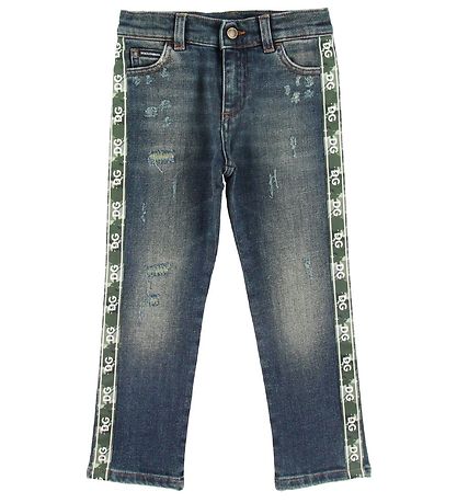 Dolce & Gabbana Jeans - Blå m. Rand