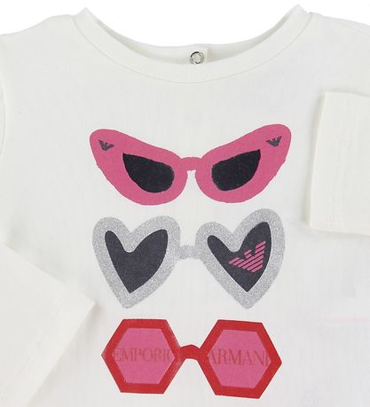 Emporio Armani Blouse - White w. Print