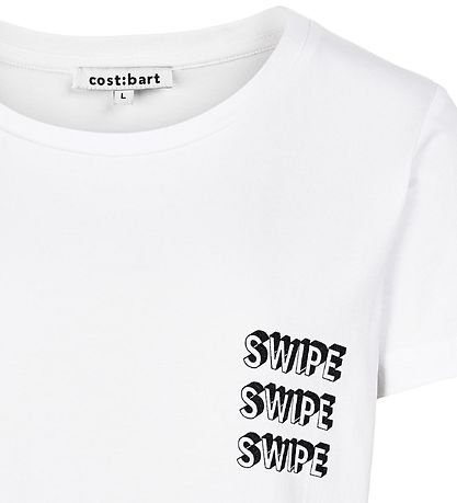 Cost:Bart Stuttermabolur - Kitta - Bright White