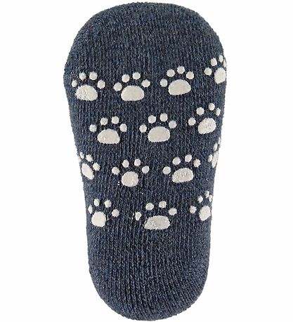 Joha Sokkar - Ull - Blár M. Anti-Slip
