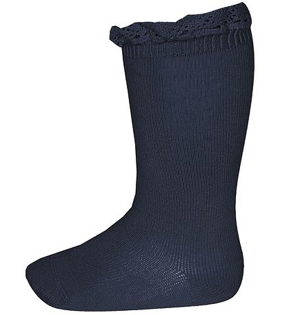 Condor Knee High Socks w. Laces - Navy