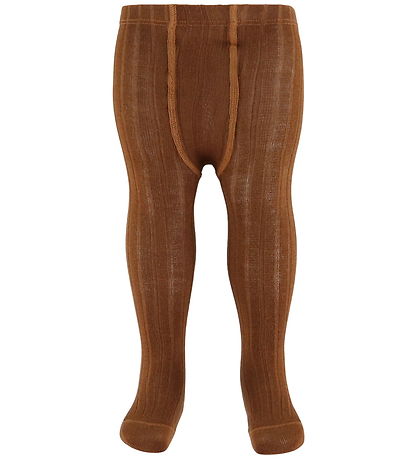 Condor Tights - Wool/Acrylic - Rib - Terracotta