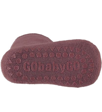 GoBabyGo Non-slip Socks - Misty Plum