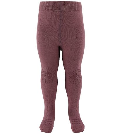 GoBabyGo Krypstrumpbyxor - Misty Plum
