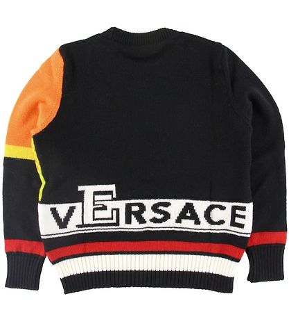 Versace Long Sleeve Top - Wool - Multicolored