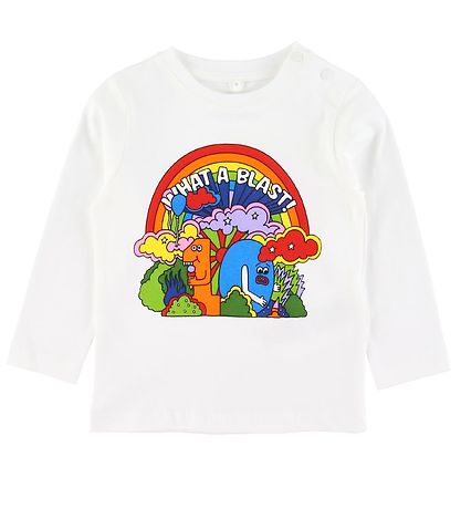 Blouse Stella McCartney Kids - Quelle explosion - Blanc