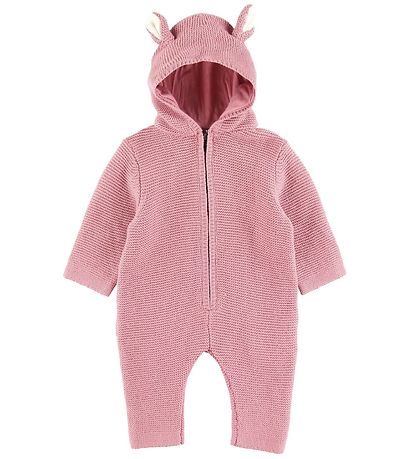 Stella McCartney Kids Samfestingur - Ull/Bómull - Horse - Bleikt