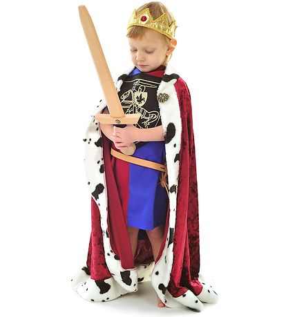 Den Goda Fen Costume - King's Cloak - Red