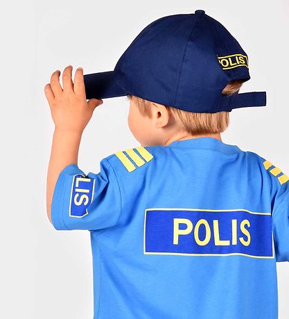 Den Goda Fen Búningur - Lögregla - Blá