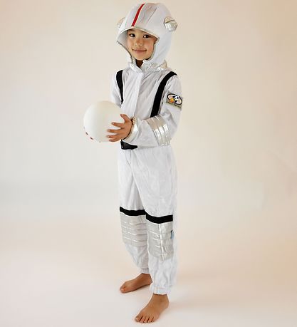 Den Goda Fen Kostüm - Astronaut - Weiß