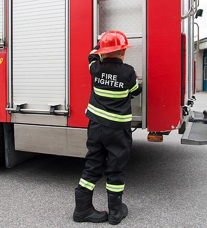 Den Goda Fen Búningur - Slökkviliðssett - Svart