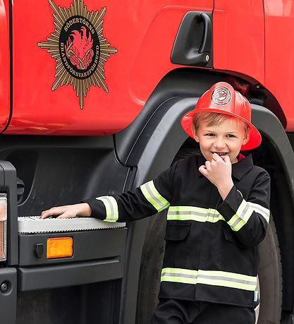 Den Goda Fen Búningur - Slökkviliðssett - Svart