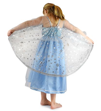Den Goda Fen Kostüm - Die Eiskönigin-Kleid - Blau