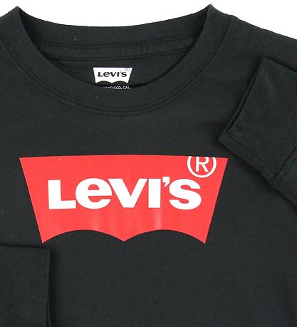 Levis Bluse - Batwing - Schwarz m. Logo