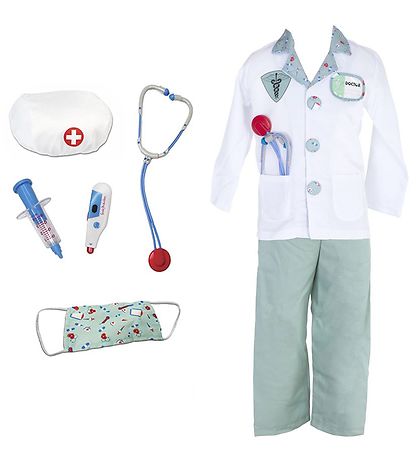 Great Pretenders Kostüm - Doktor - Grün/Weiß