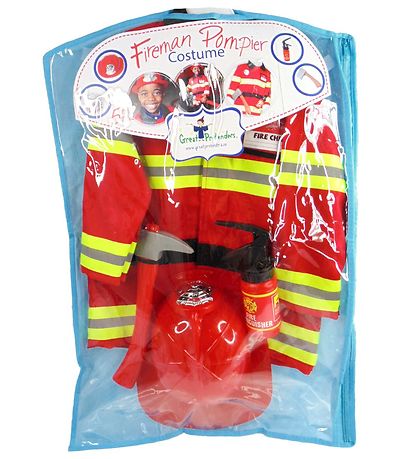 Great Pretenders Kostüm - Feuerwehrmann - Rot