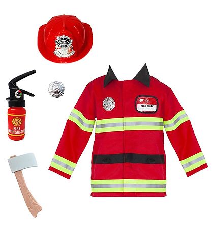 Great Pretenders Kostüm - Feuerwehrmann - Rot