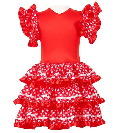 Souza Kostüm - Kleid - Marisol - Rot/Weiß