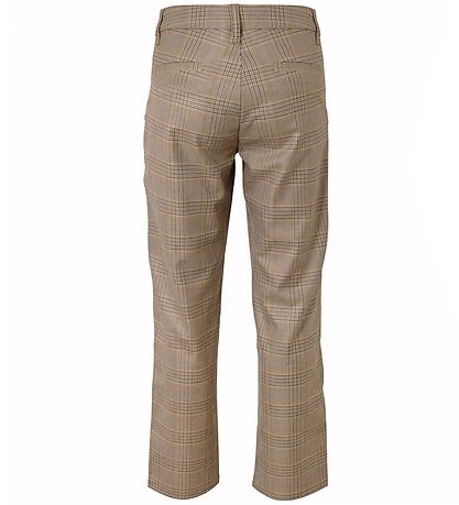 Hound Byxor - Wide Chino - Brun m. Rutor