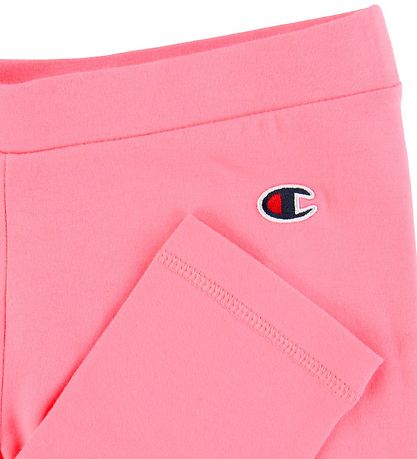 Champion Fashion Leggings - Rosa m. Logo