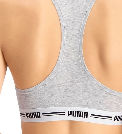 Puma Topp - Racerback - Gråmelerad