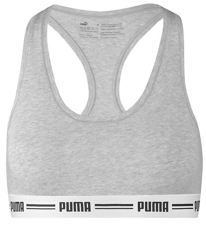 Puma Topp - Racerback - Gråmelerad