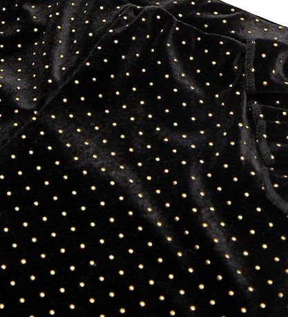 Petit by Sofie Schnoor Velvet Trousers - Holly - Black w. Dots