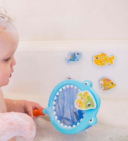 Tiger Tribe Bath Toy - Shark Chasey - Fishing Net w. Fish