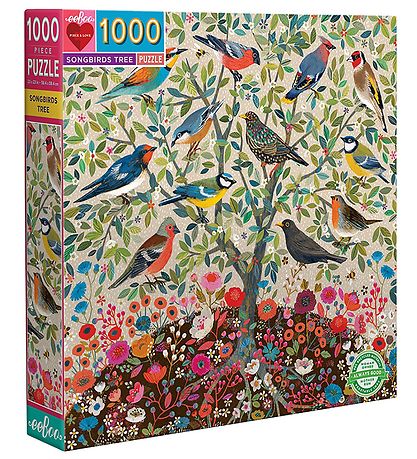 Eeboo Puzzle - 1000 Pieces - Songbirds Tree