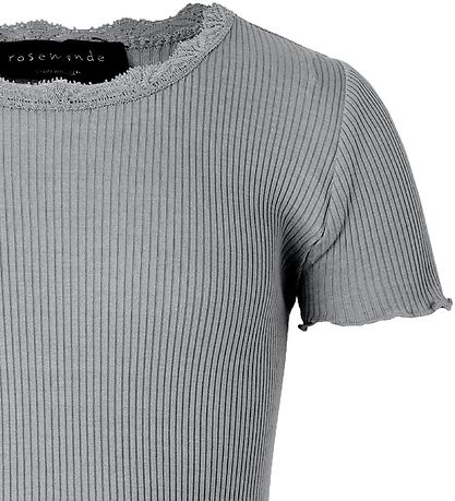 Rosemunde T-shirt - Silk/Cotton - Light Grey