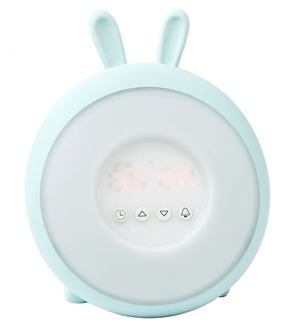 Rabbit & Friends Alarm Clock w. Lights - 20x15x6 cm - Wake Up - 