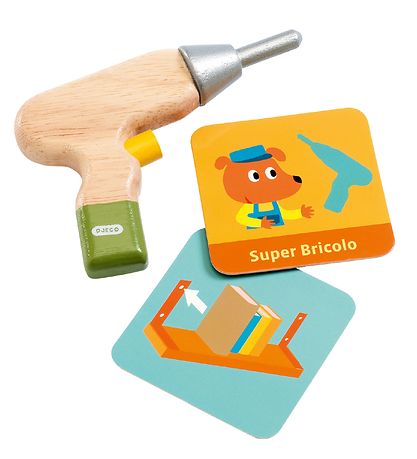 Djeco Toolbox - Wood - Super Bricolo - Handyman