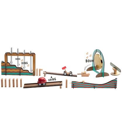 Djeco Kugelbahn - Holz - Zig & Go - 52 Teile - Music