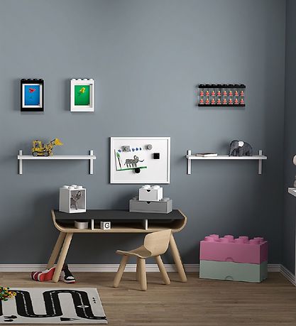 LEGO® Storage Geymslukassi - 8 Hnúðar - 50x25x18 - Bleikt
