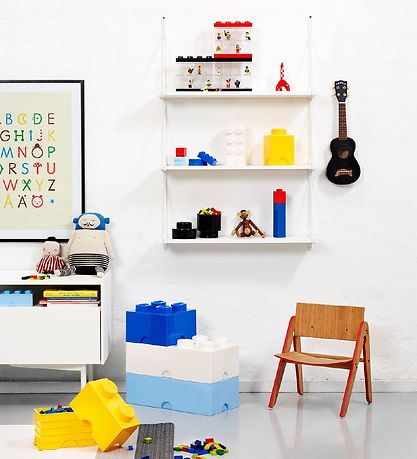LEGO® Storage Geymslukassi - 8 Hnúðar - 50x25x18 - Ljósblátt