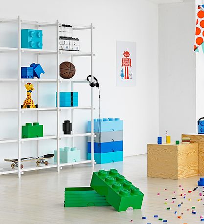 LEGO® Storage Storage Box - 8 Knobs - 50x25x18 - Green
