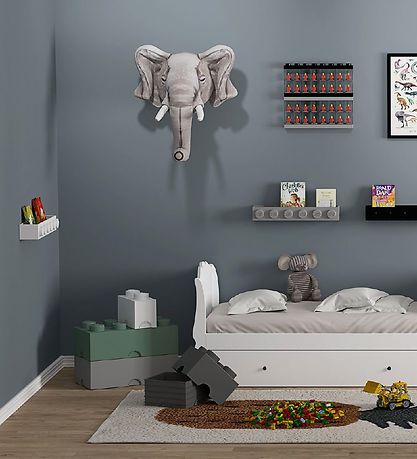LEGO® Storage Geymslukassi - 8 Hnúðar - 50x25x18 - Ljósgrár
