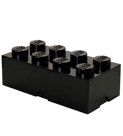 LEGO® Storage Storage Box - 8 Knobs - 50x25x18 - Black
