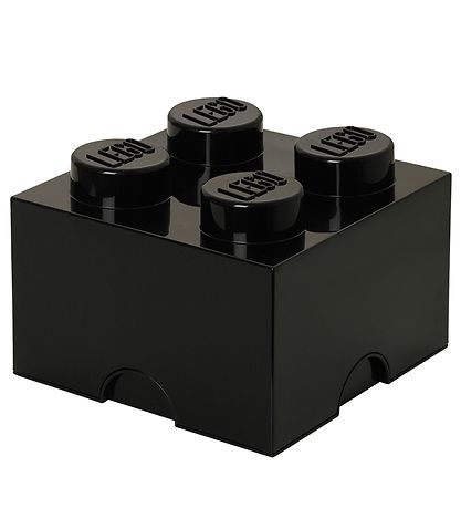 LEGO® Storage Storage Box - 4 Knobs - 25x25x18 - Black