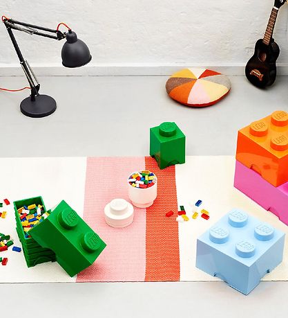 LEGO® Storage Geymslukassi - 4 Hnúðar - 25x25x18 - Ljósblátt