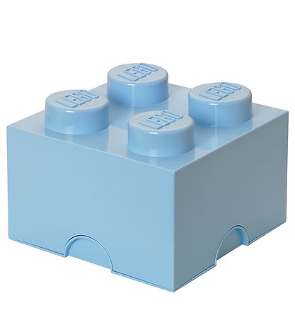 LEGO® Storage Geymslukassi - 4 Hnúðar - 25x25x18 - Ljósblátt