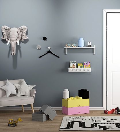 LEGO® Storage Storage Box - 4 Knobs - 25x25x18 - Light grey