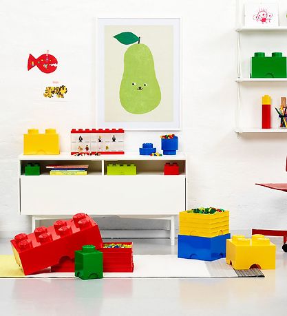 LEGO® Storage Storage Box - 4 Knobs - 25x25x18 - Blue