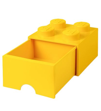 LEGO® Storage Storage Drawer - 4 Knobs - 25x25x18 - Yellow