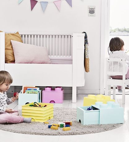 LEGO® Storage Aufbewahrungsschublade - 4 Knäufe - 25x25x18 - Aqu