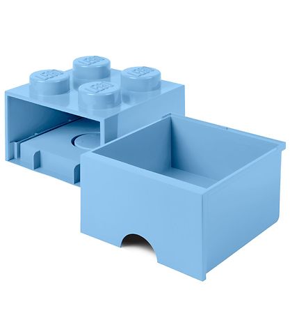 LEGO® Storage Aufbewahrungsschublade - 4 Knäufe - 25x25x18 - Hel