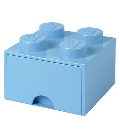 LEGO® Storage Aufbewahrungsschublade - 4 Knäufe - 25x25x18 - Hel